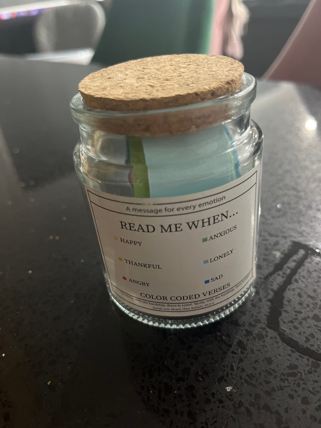 Customer photo review of The Quran Jar