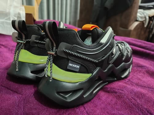 Customer photo review of Moscow Carbon Black Low Top Minimalist Classy Sneakers