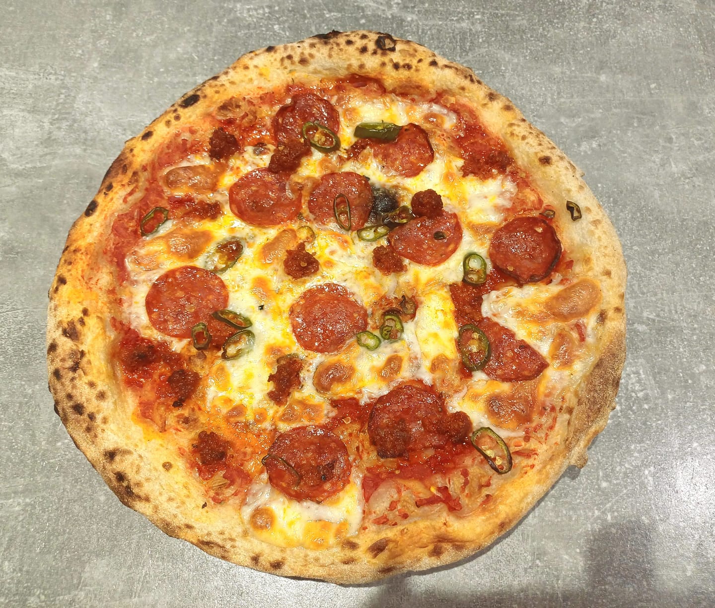 Customer photo review of Topped Pepperoni Pizza