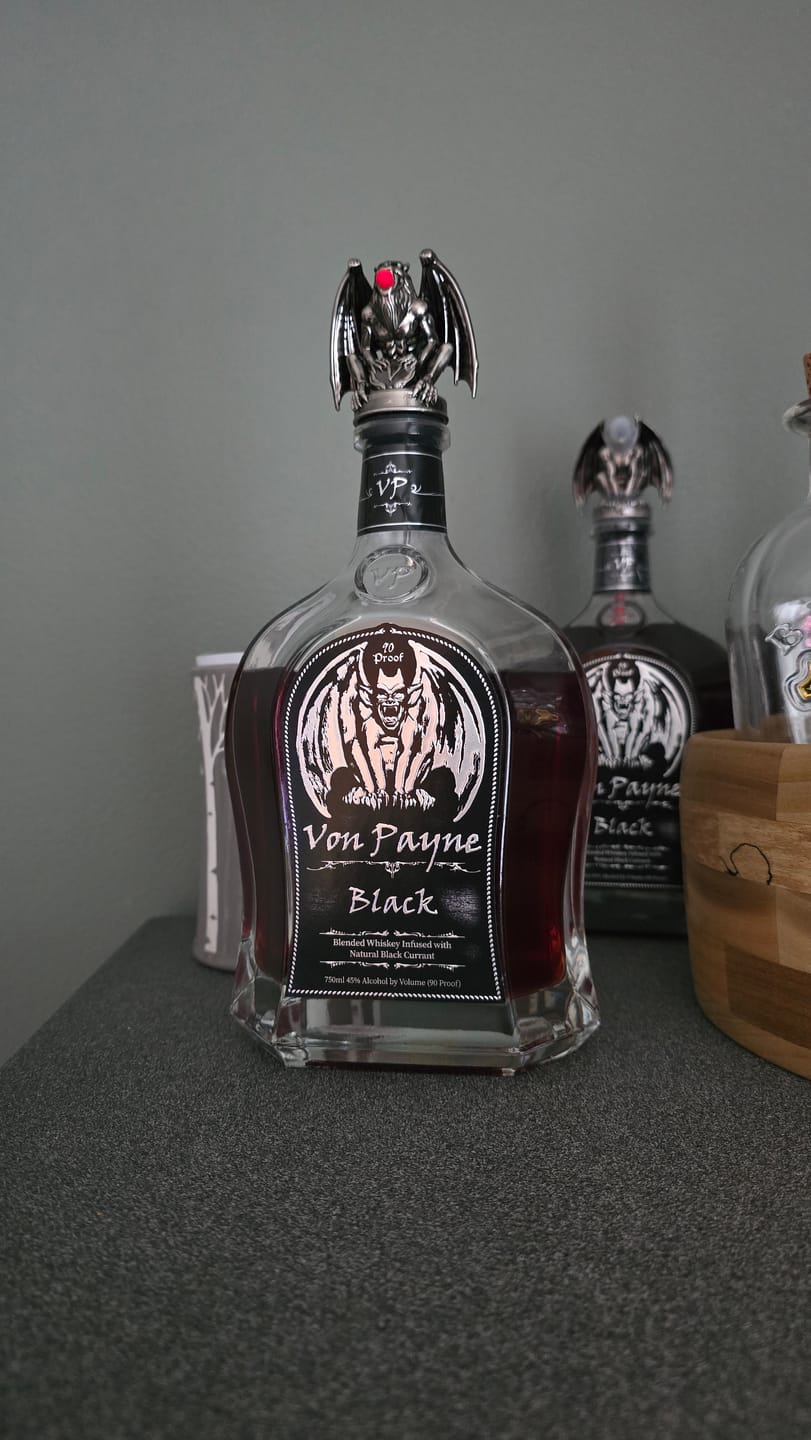 Customer photo review of Von Payne Black Blended Whiskey (2) Bottle Bundle