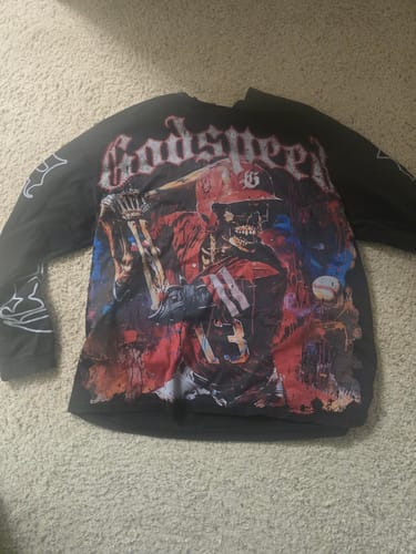 Customer photo review of Godspeed Grandslam L/S Tee Washed Black