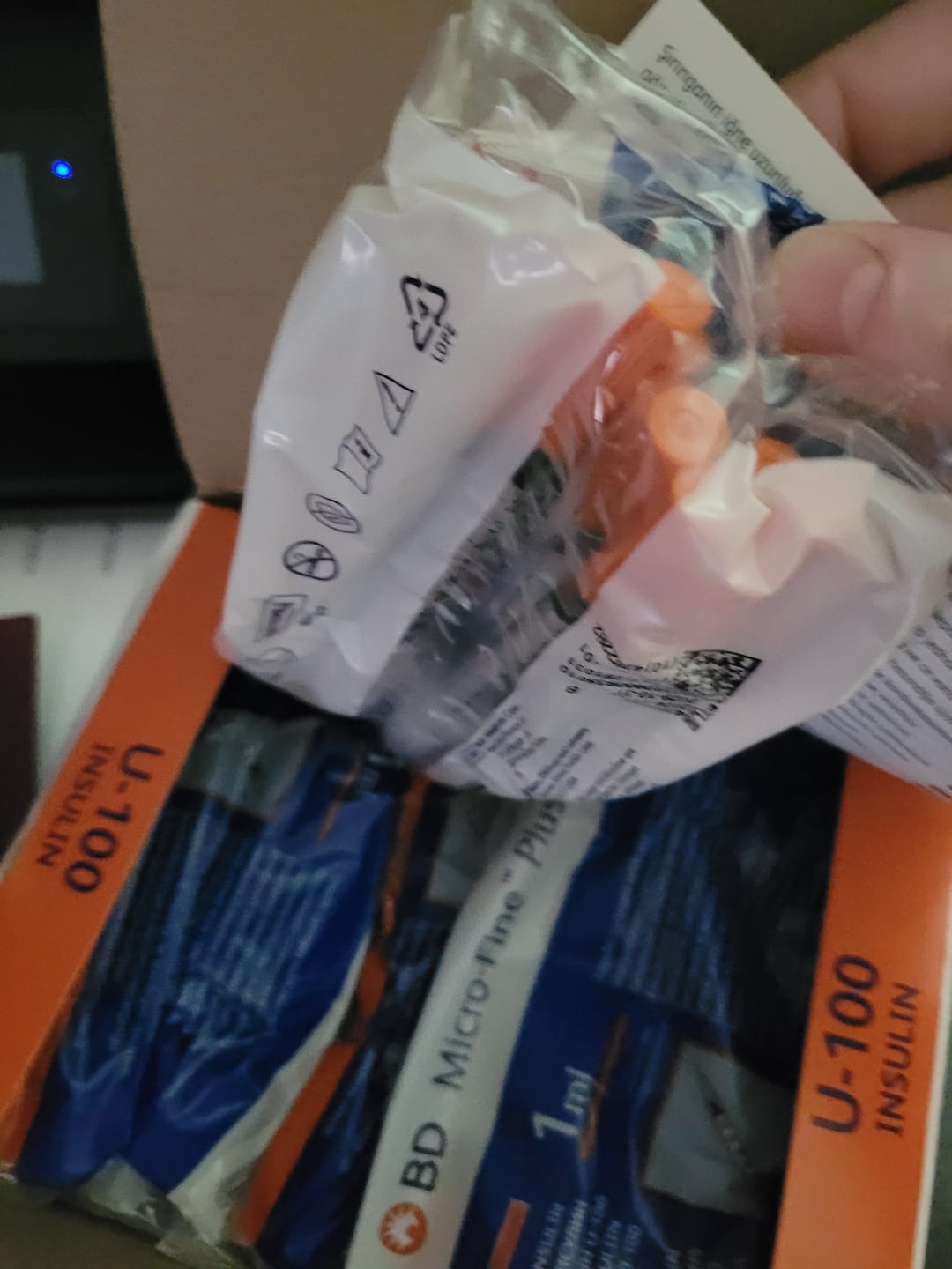 Customer photo review of BD Microfine 1ml Insulin Needle U100 30g x 8mm