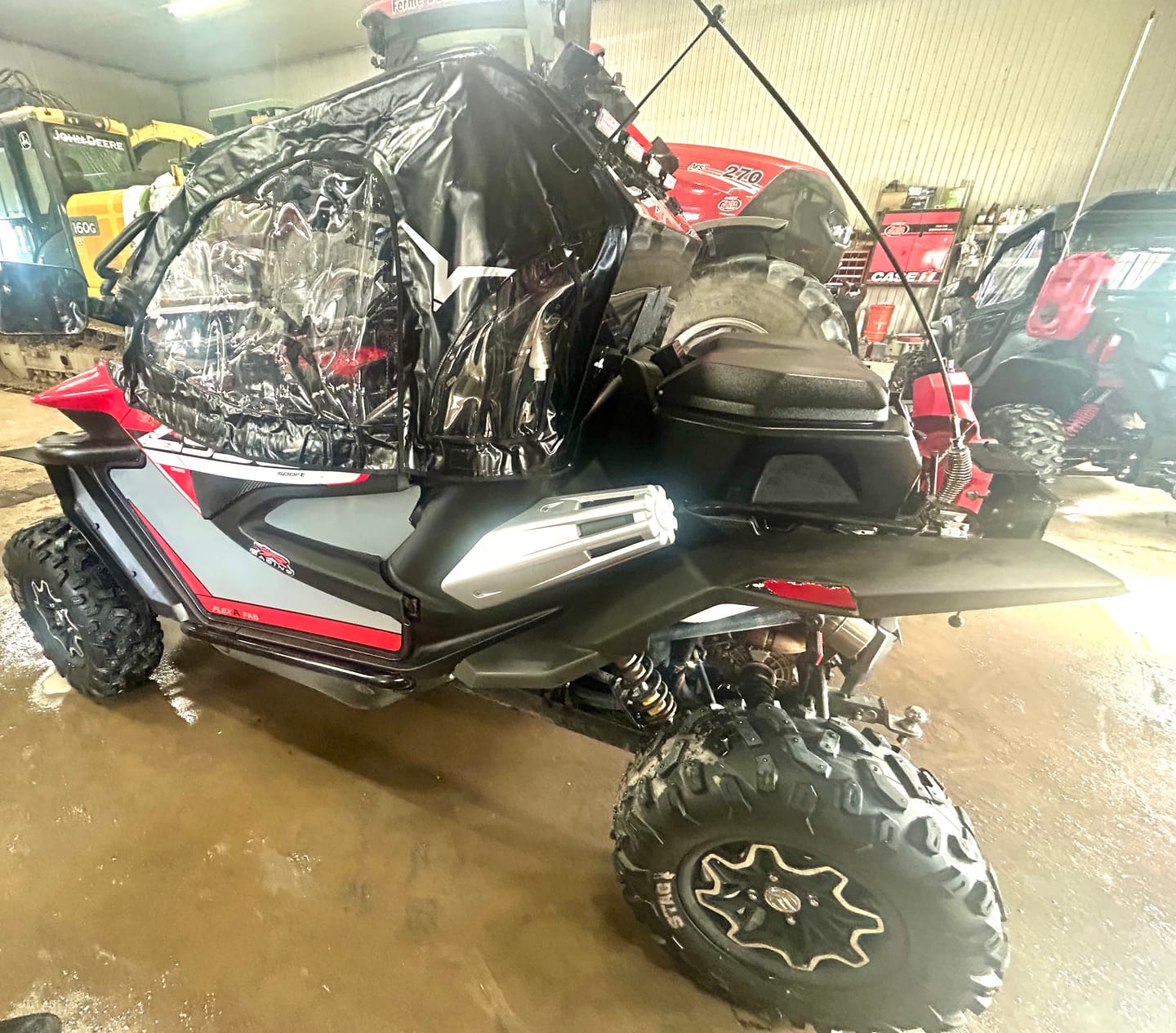 Customer photo review of Soft Cab Enclosures Upper Door for CFMOTO ZForce 950