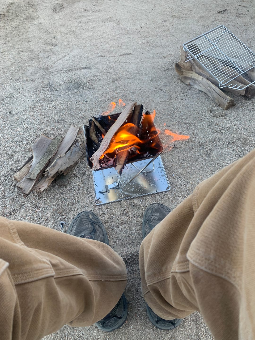 Customer photo review of Flatpack Grill, Stove, & Pit [PRESIDENT'S DAY SALE]