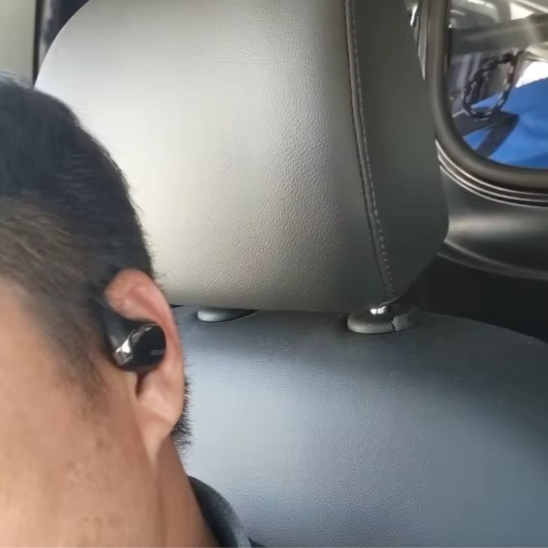 Customer photo review of CuraBuds™ AI Translator Earbuds