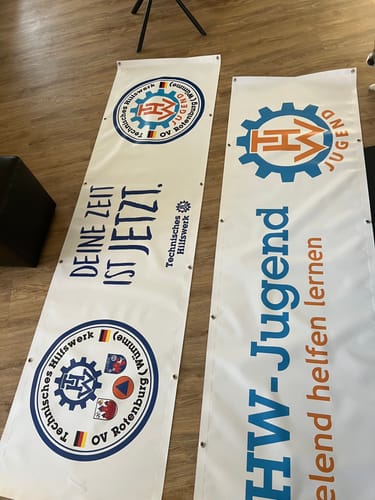 Customer photo review of Banner inkl. Druck