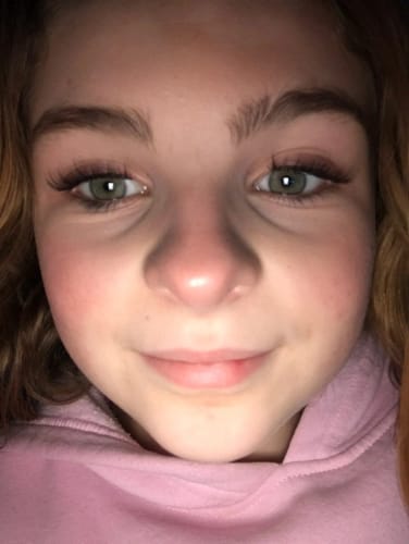 Customer photo review of Magnetic Eyelashes