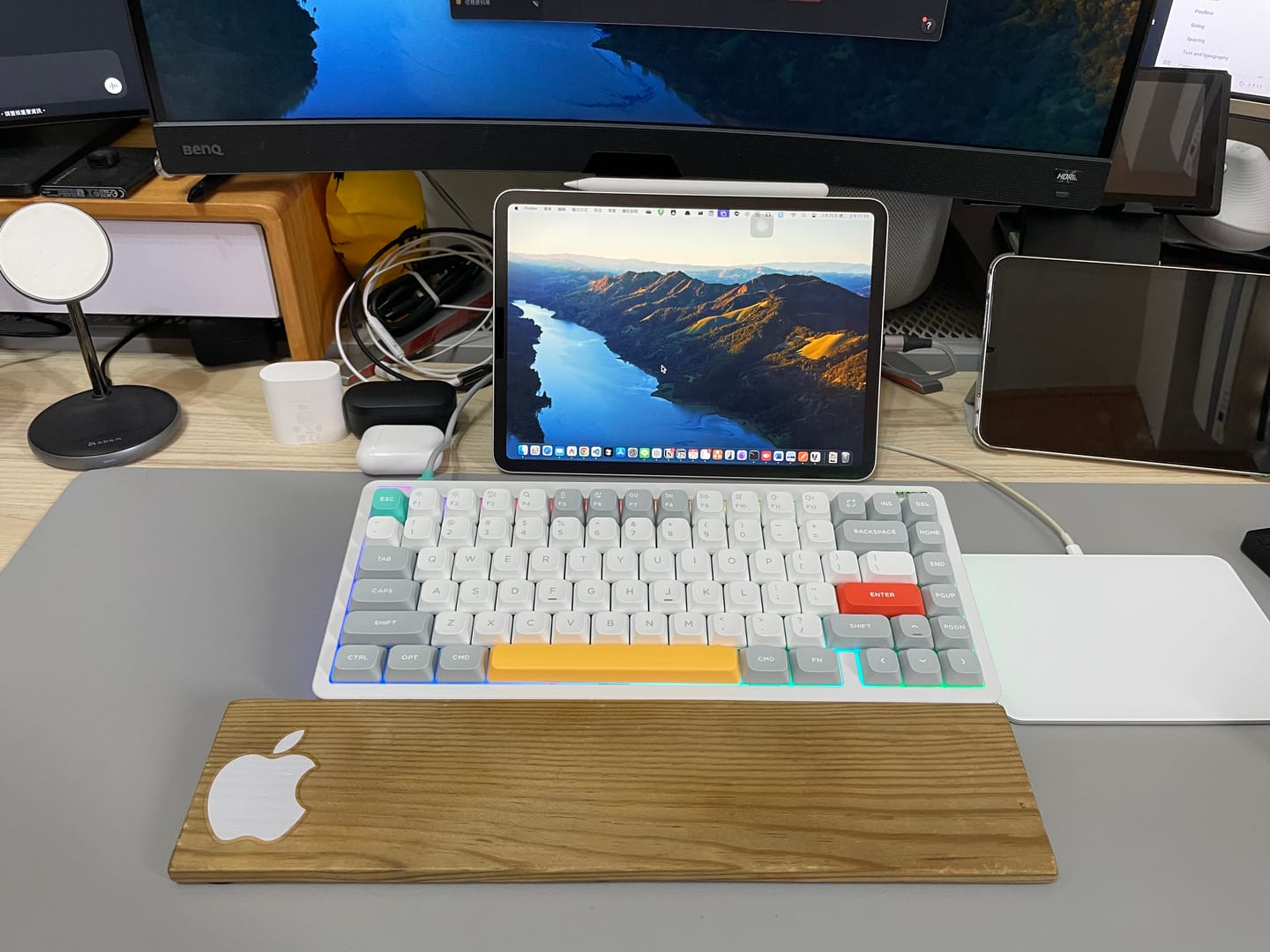 Customer photo review of NuPhy Halo75 V2 三模無線機械鍵盤(買就送注音貼紙)