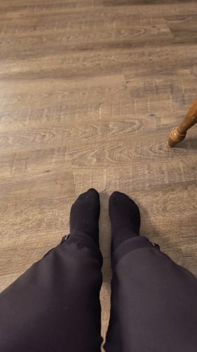 Customer photo review of Performance Eucalyptus Compression Socks