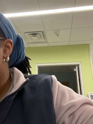 Customer photo review of Dome Hoop Earrings in Sterling Silver, 2 Pairs