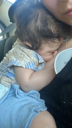 Customer photo review of Extractor Leche Control Remoto + Aspirador Nasal + 10 Bolsas