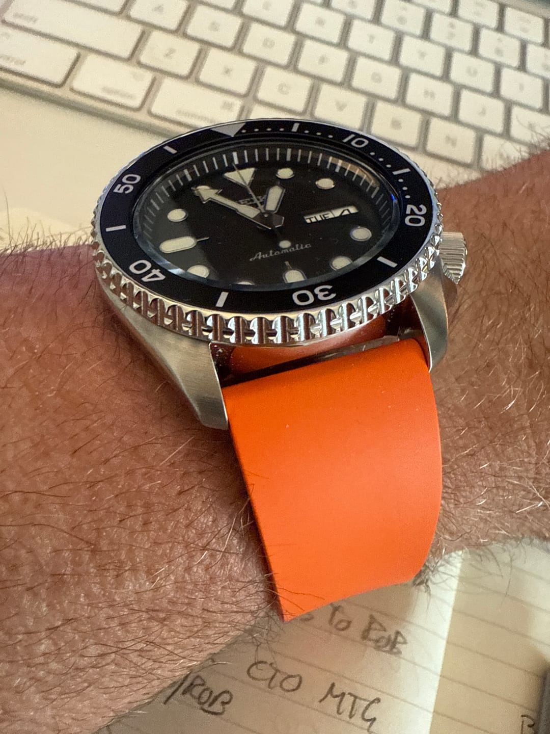Customer photo review of Smooth Rubber - Orange