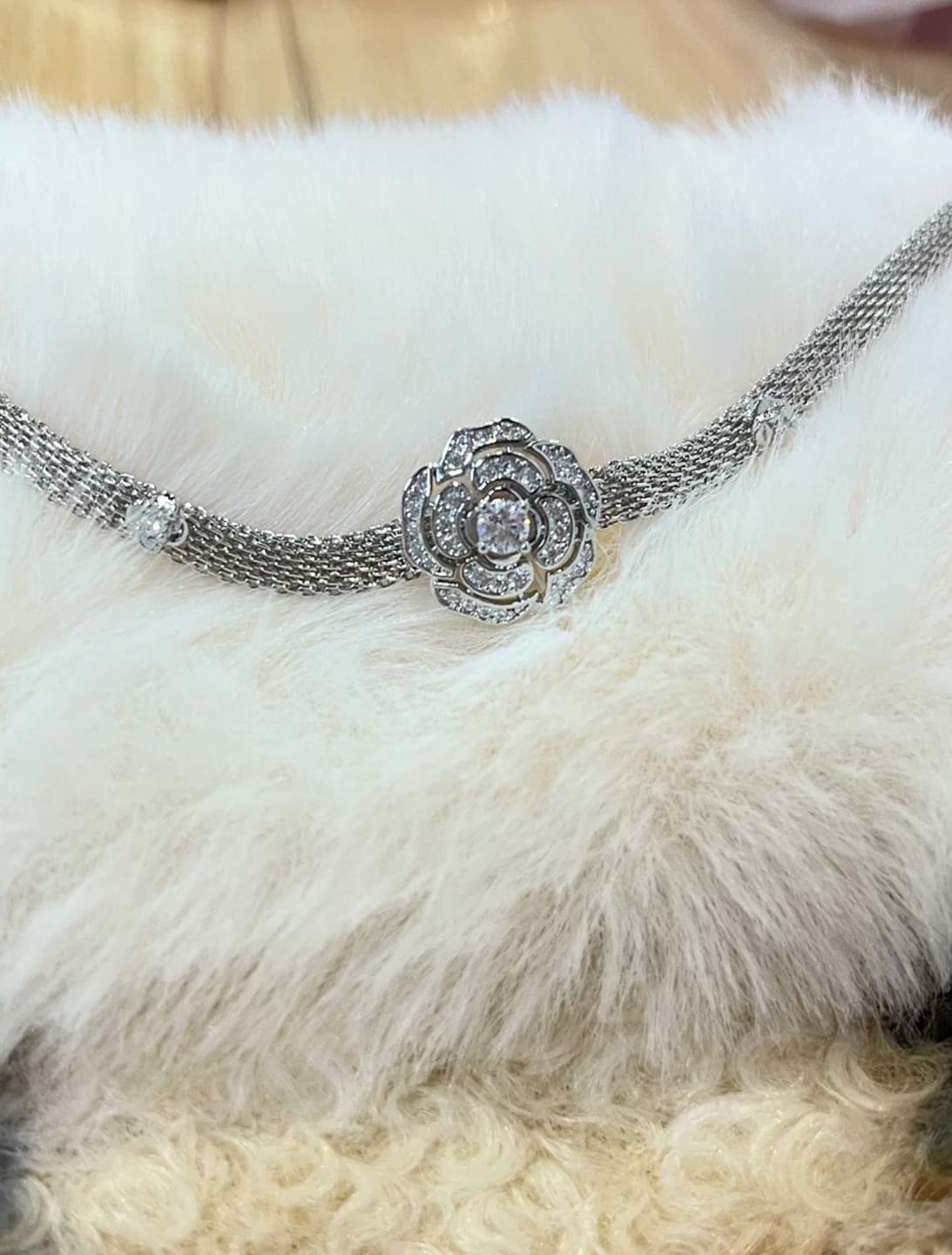 Customer photo review of Yelina Necklace | Sterling Silver