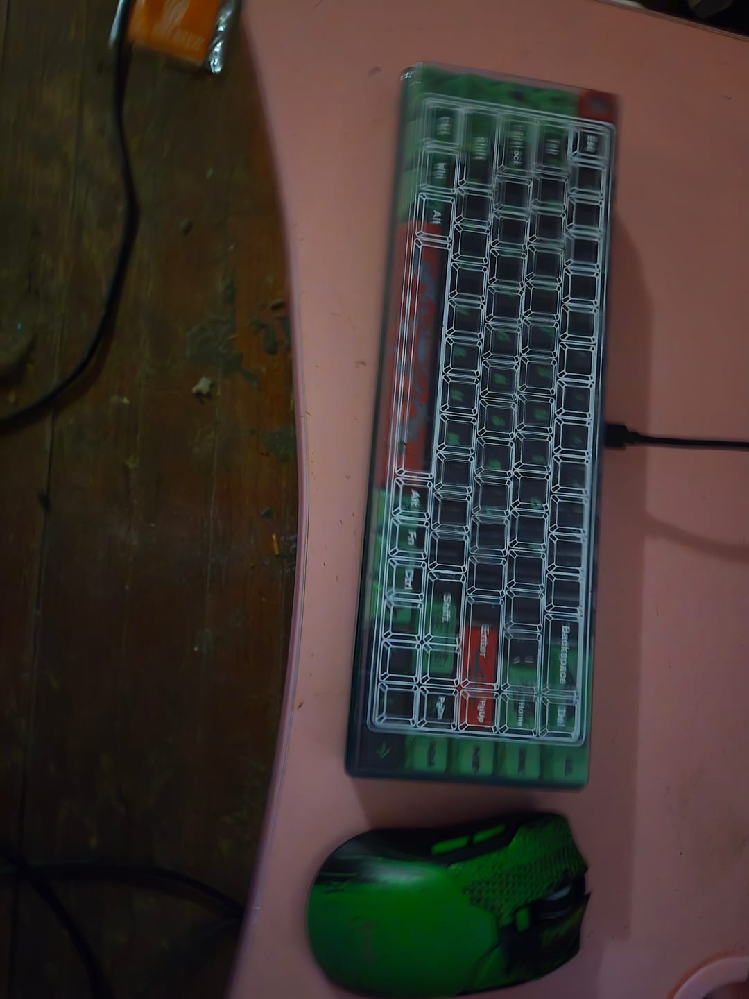 Customer photo review of Banshee K68 Magnetic Switch Keyboard - Teenage Mutant Ninja Turtles (4 Colors in 1)