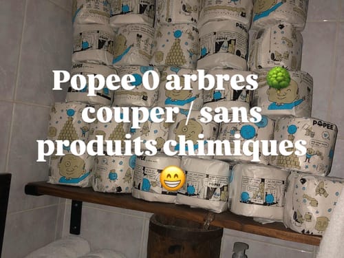 Customer photo review of PAPIER TOILETTE Zéro plastique - 48 rouleaux