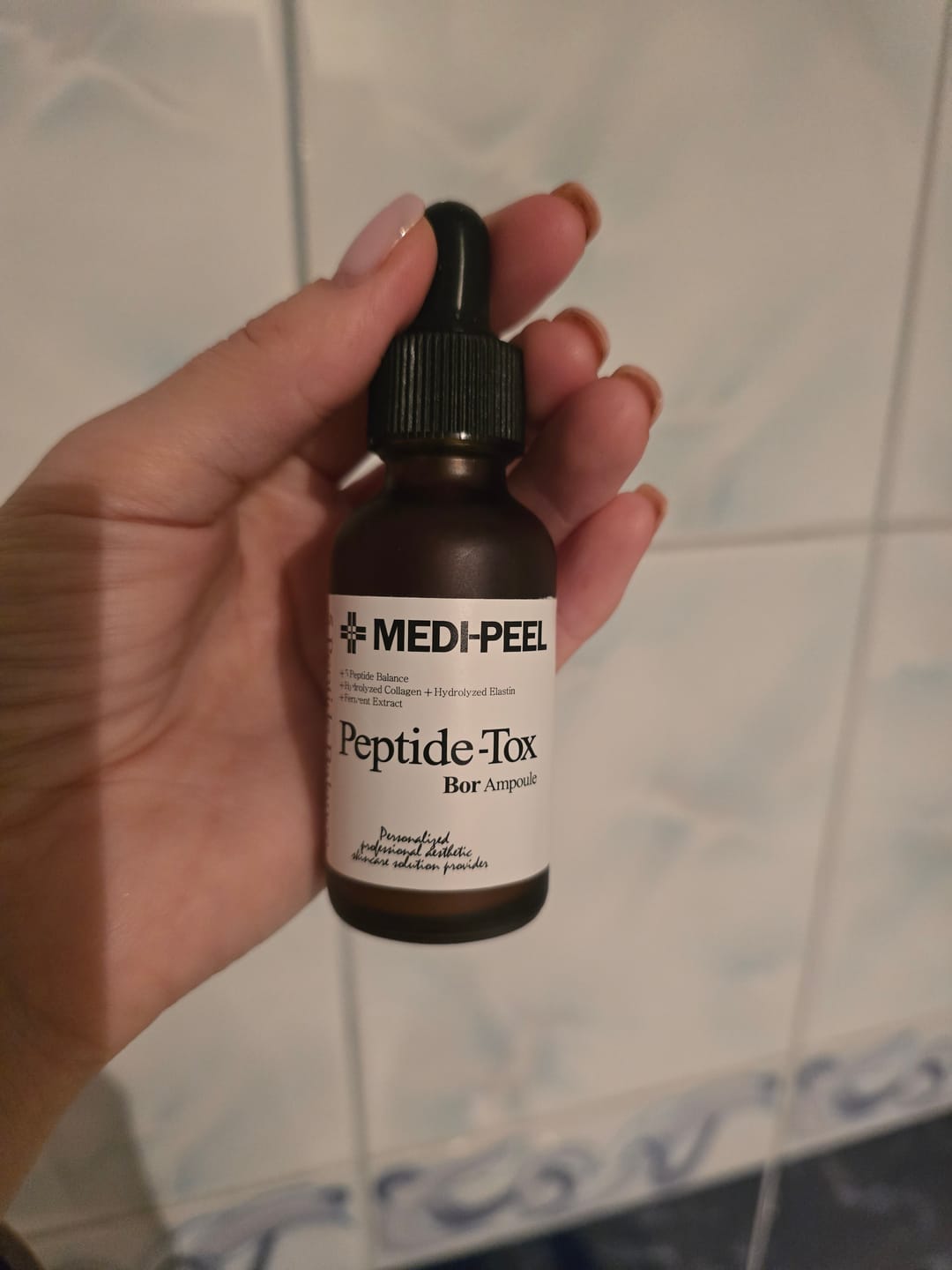 Customer photo review of Liftinga ampula ar peptīdu kompleksu Medi-Peel Peptide-Tox Bor Ampoule