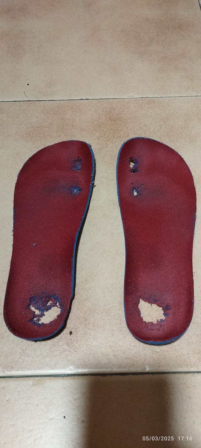 Customer photo review of Microfibra - Plantillas Barefoot