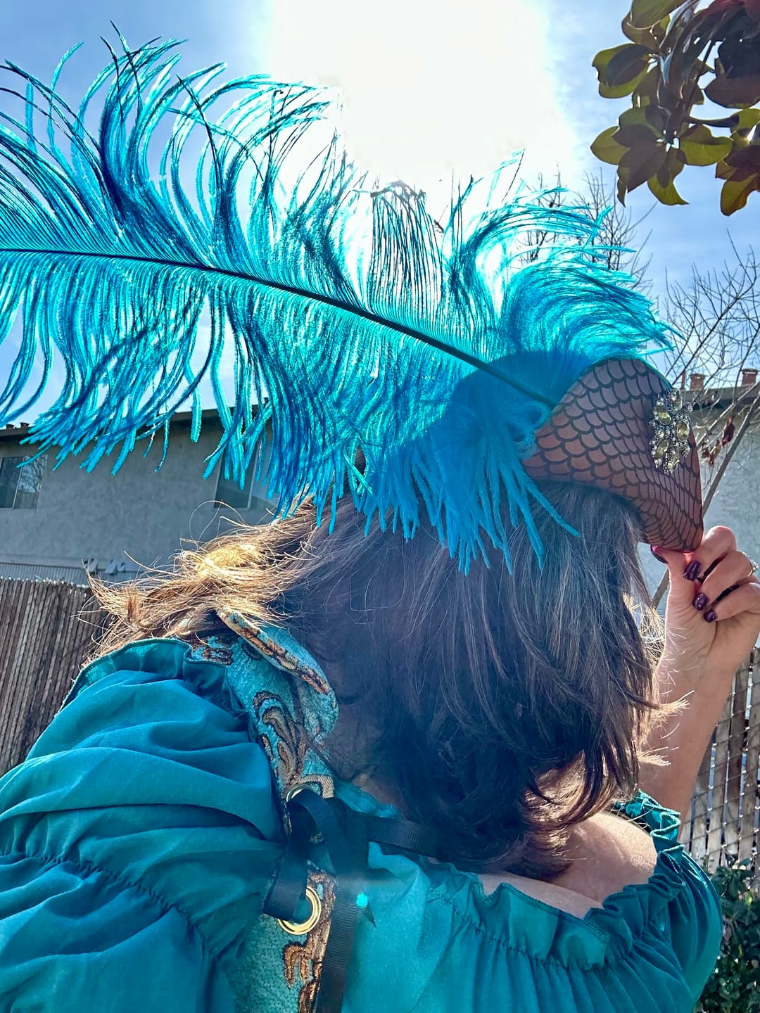 Customer photo review of Ostrich Wing Feathers | Ostrich Plumes