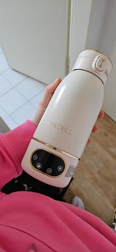 Customer photo review of Tragbarer Fläschchenwärmer + Milchpulverbox + Schnell-Ladegerät