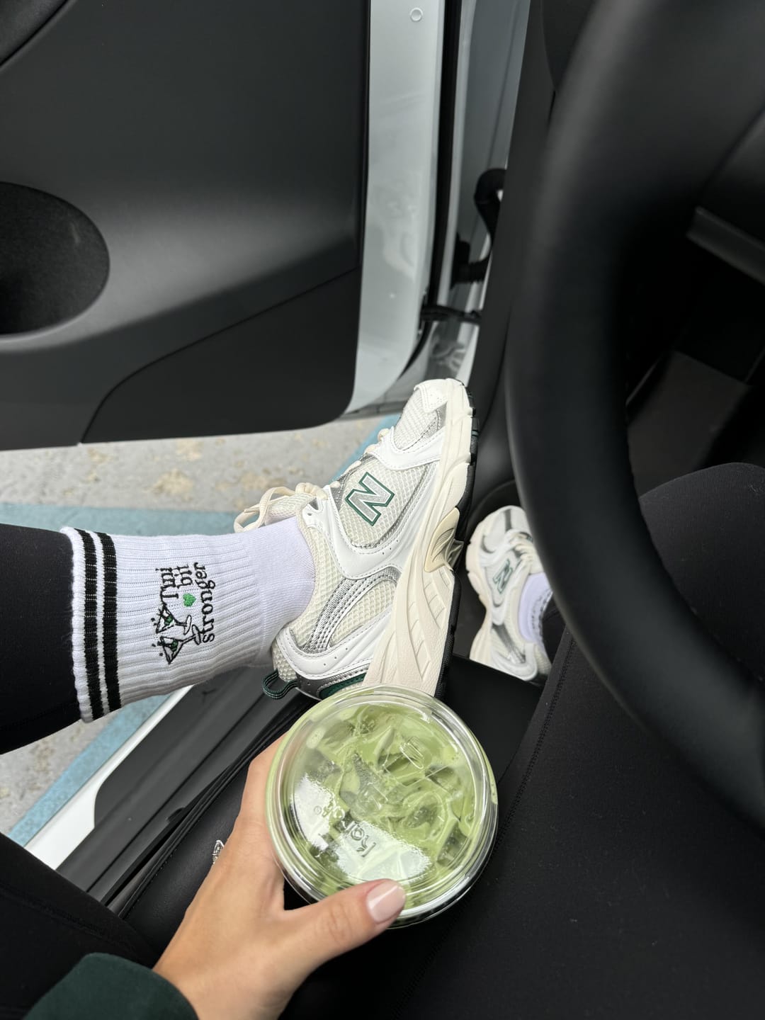 Customer photo review of Tini Bit Stronger Grip Socks