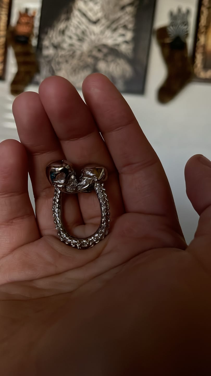 Customer photo review of DEATH WON'T DO US PART RING