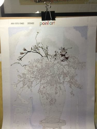 Customer photo review of Custom Paint by Numbers
