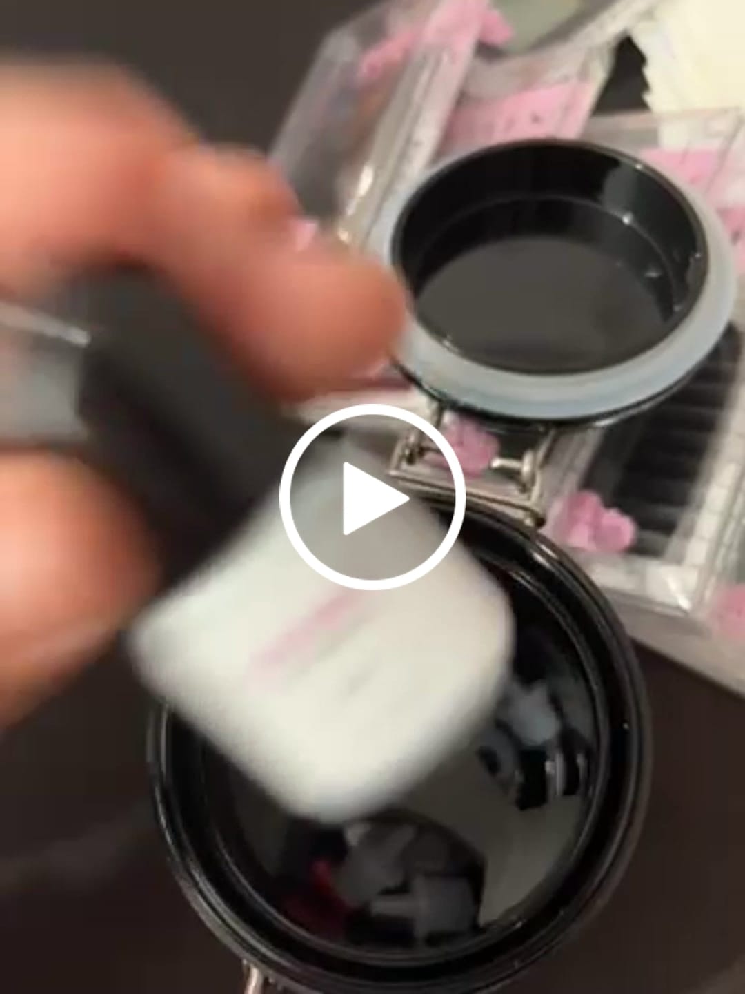 Customer video review of S+ Lash Extension Adhesive