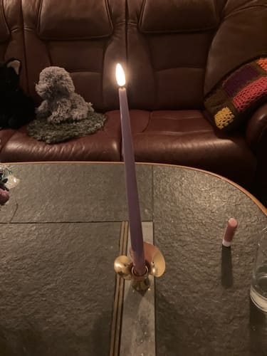Customer photo review of LED Rillelys D 10 x H 15 cm Cream