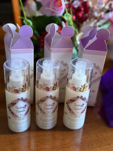 Customer photo review of Kit 3 Perfumes para cabello