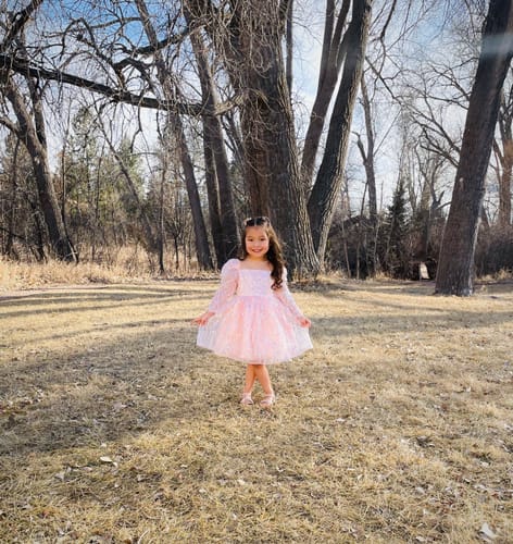 Customer photo review of Cute Baby Girl Sequin Christmas Dress Toddler Birthday Pageant Princess Dress
