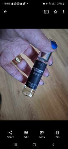 Customer photo review of Cashmere Court | Eau de Parfum