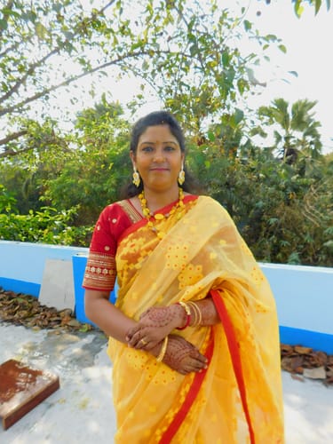 Customer photo review of Arjuna Dhakai Jamdani Saree