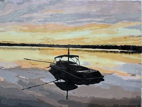 Customer photo review of Custom Paint by Numbers