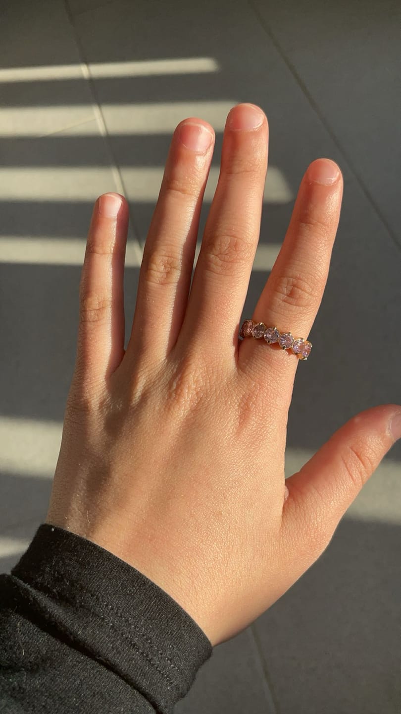 Customer photo review of Rosim Ring | 18K vergoldet