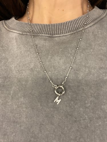 Customer photo review of Collana Rosario in Argento 925 con Chiusura ad Anello
