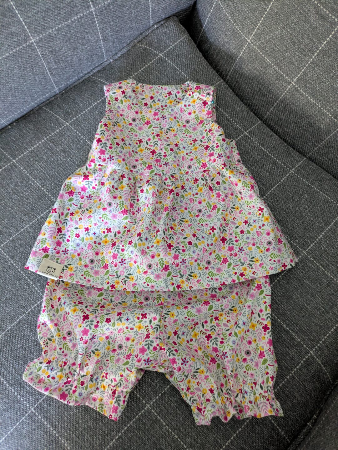 Customer photo review of Spring Floral Rose & Hubble Cotton Poplin Fabric