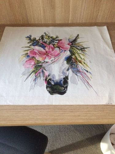 Customer photo review of Custom Paint by Numbers