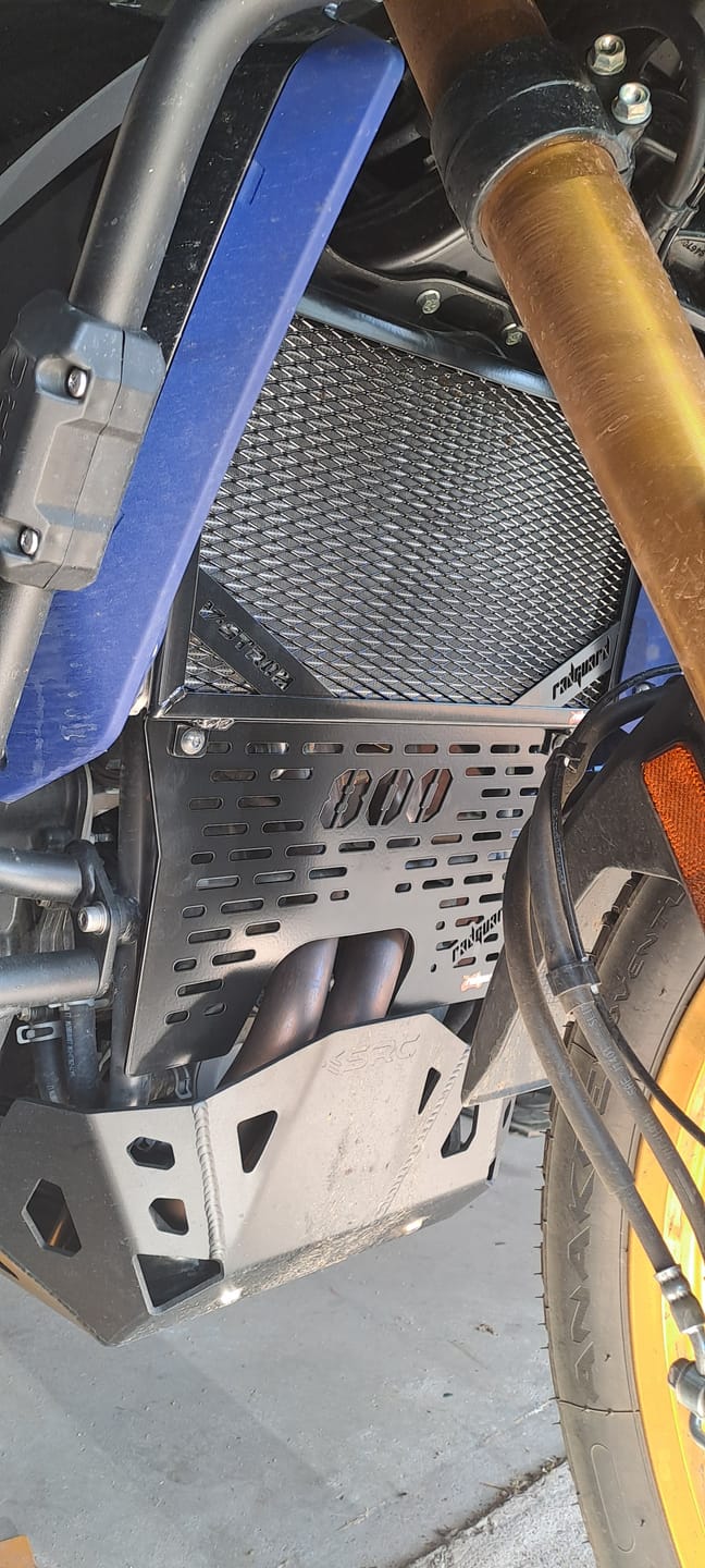 Customer photo review of Suzuki V-Strom 800DE 2023-2025 Radiator Guard and Engine Guard SET