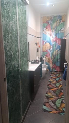 Customer photo review of Tenda Arredo da Interno a Pannelli con Anelli Tropical Multicolor