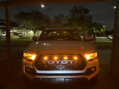 Customer photo review of 2016-2023 TOYOTA TACOMA HONEYCOMB STYLE GRILL