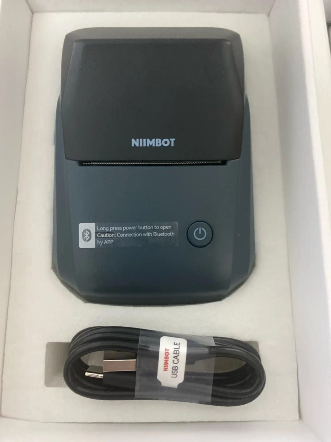Customer photo review of B1 Inkless Thermal Label Printer, Create Professional Labels with Ease