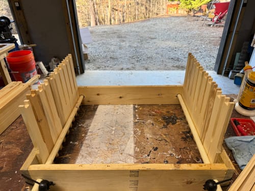 Customer photo review of BeeCastle Logo Free 10 Frame 3 Layer Beehive:Complete Cedar Wood Bee Hive with Beeswax Coated Plastic Foundation and Wooden Frames. Unassembled Hive Includes 2 Deep Boxes and 1 Medium Box for an Organic Beekeeping Journey