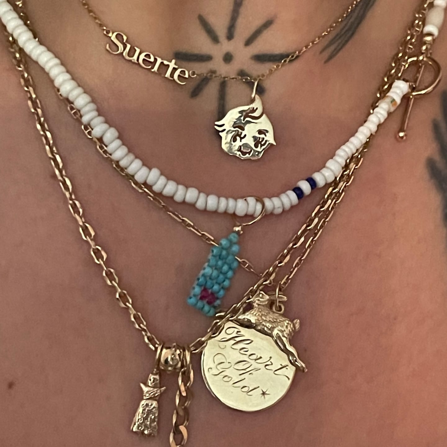 Customer photo review of 10K Spiky Spacer Bead