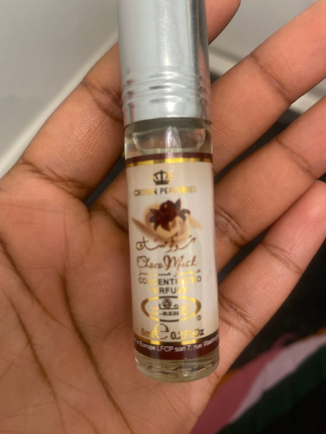 Customer photo review of Choco Musk Al-Rehab 6ml
