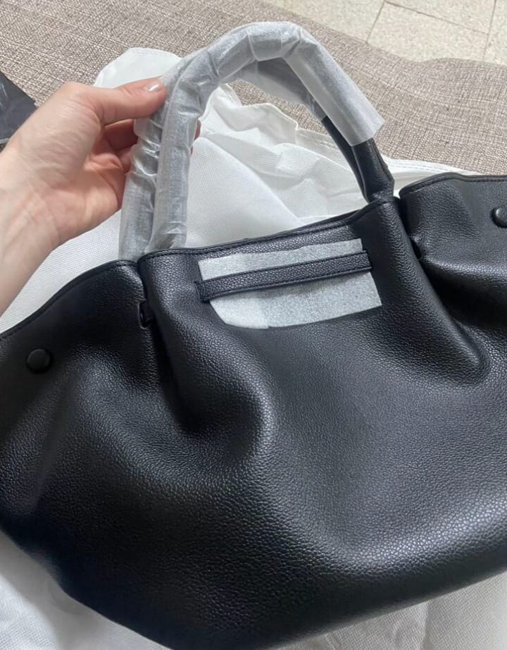 Customer photo review of Melanie Faux Leather Bag