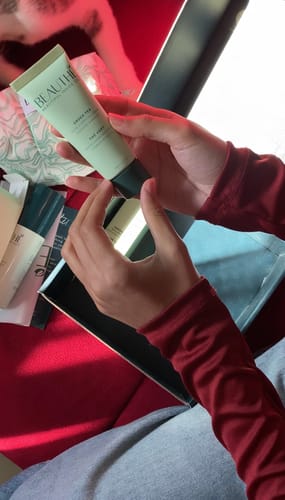 Customer photo review of Crème Hydratante Éclat au Thé Vert