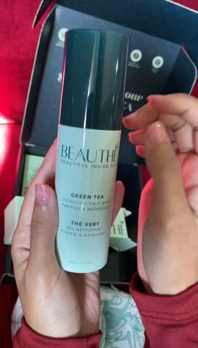 Customer photo review of Gel Nettoyant au Thé Vert