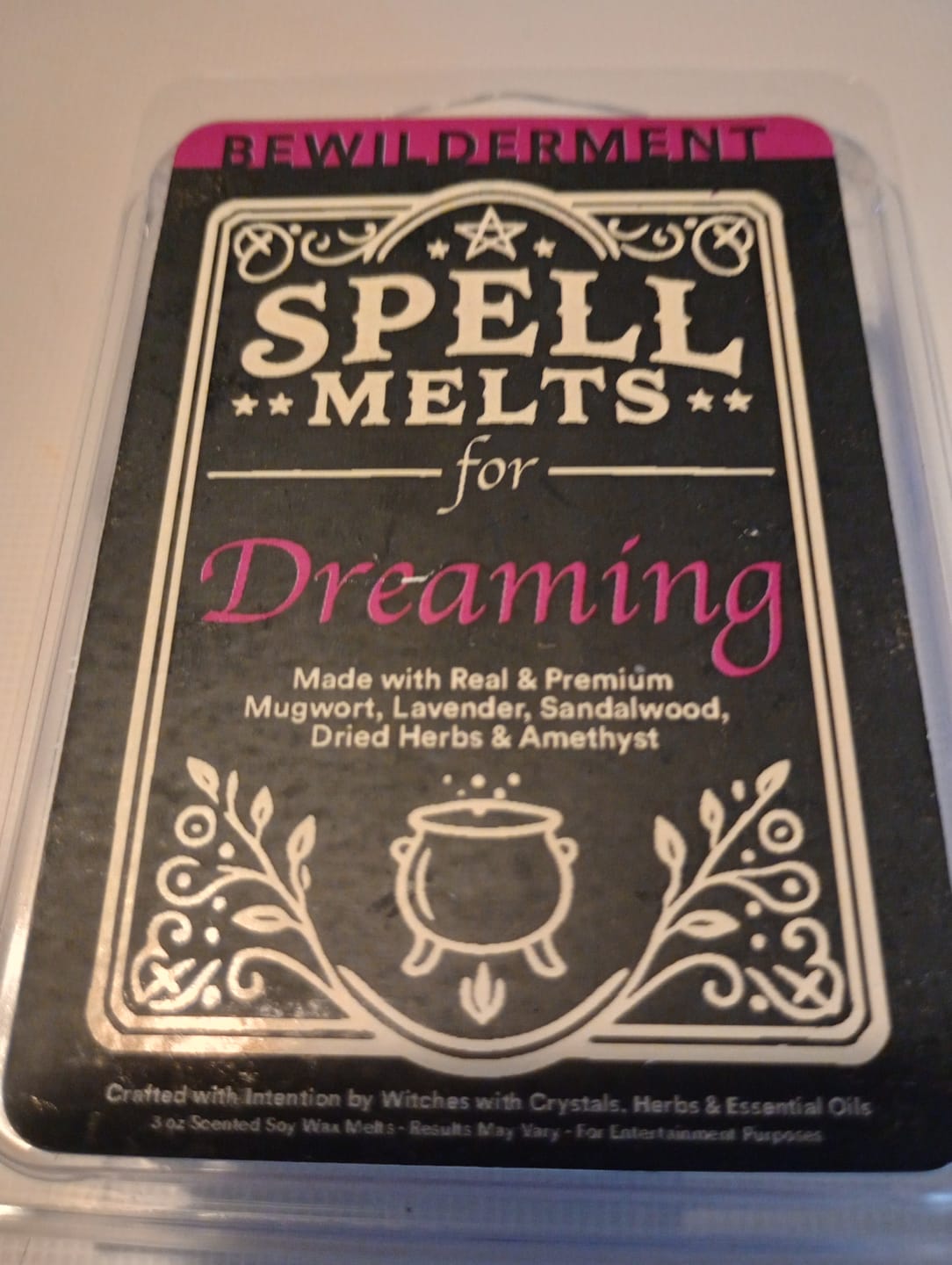 Customer photo review of Spell Melts for Dreaming Wax Melts