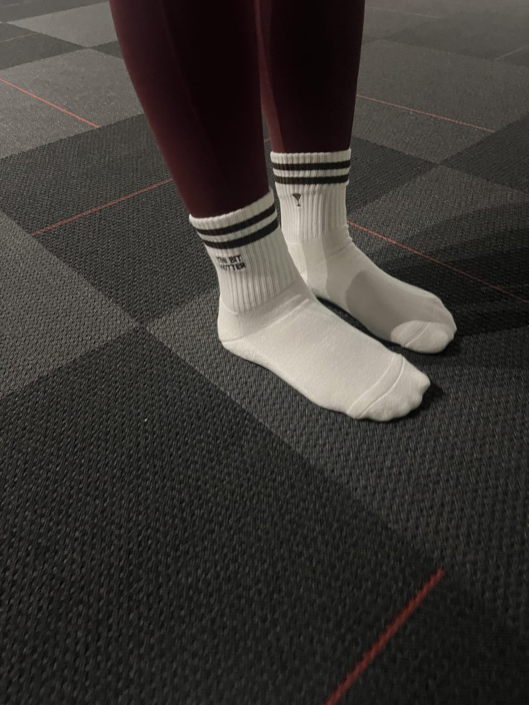 Customer photo review of Tini Bit Hotter Grip Sock