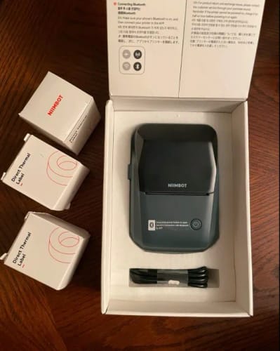 Customer photo review of B1 Inkless Thermal Label Printer, Create Professional Labels with Ease